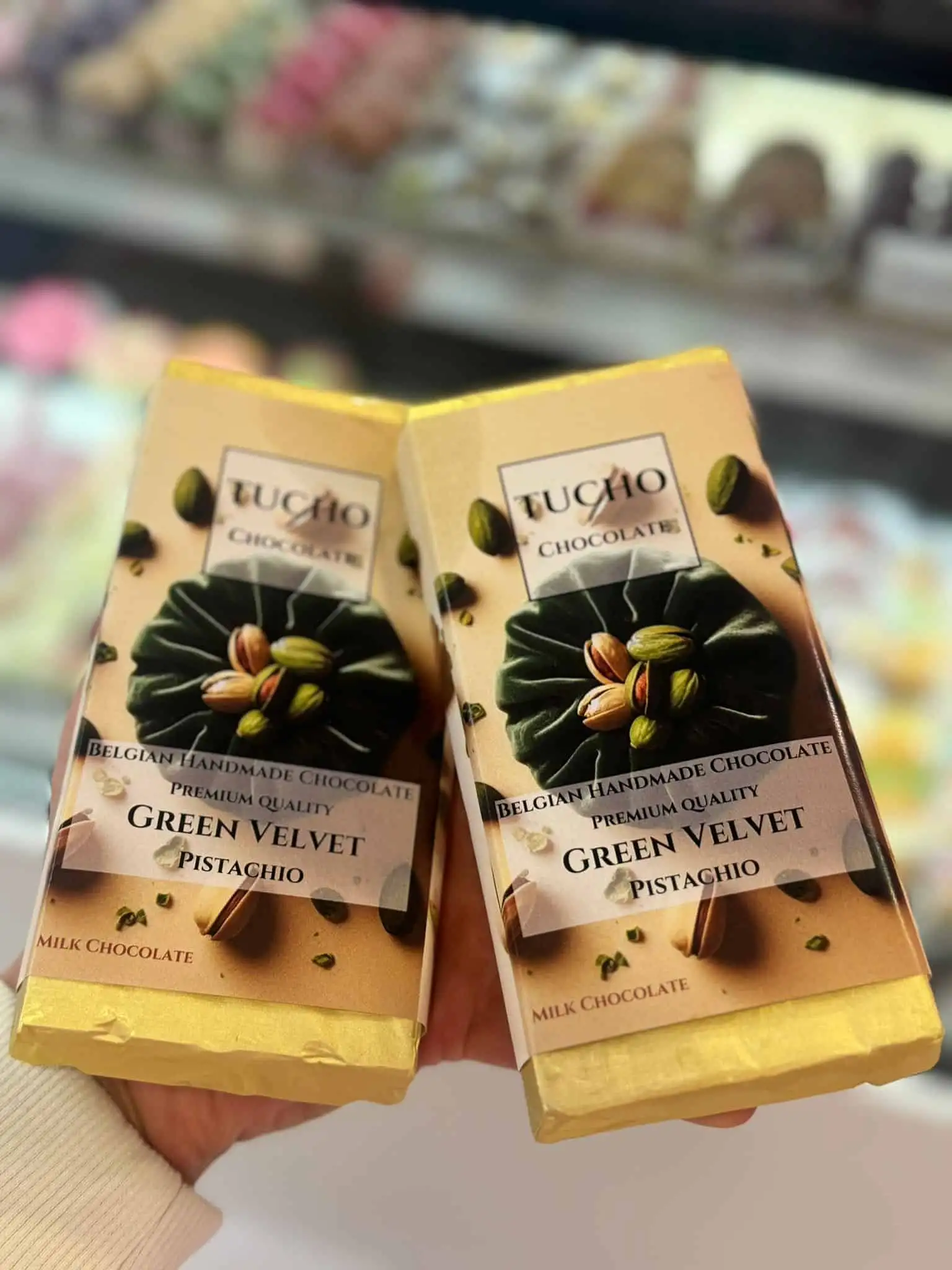 Tucho Green Velvet Pistachio